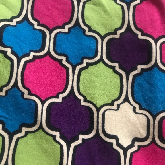 Lularoe os new colorful leggings one size nwot - Picture 2 of 4